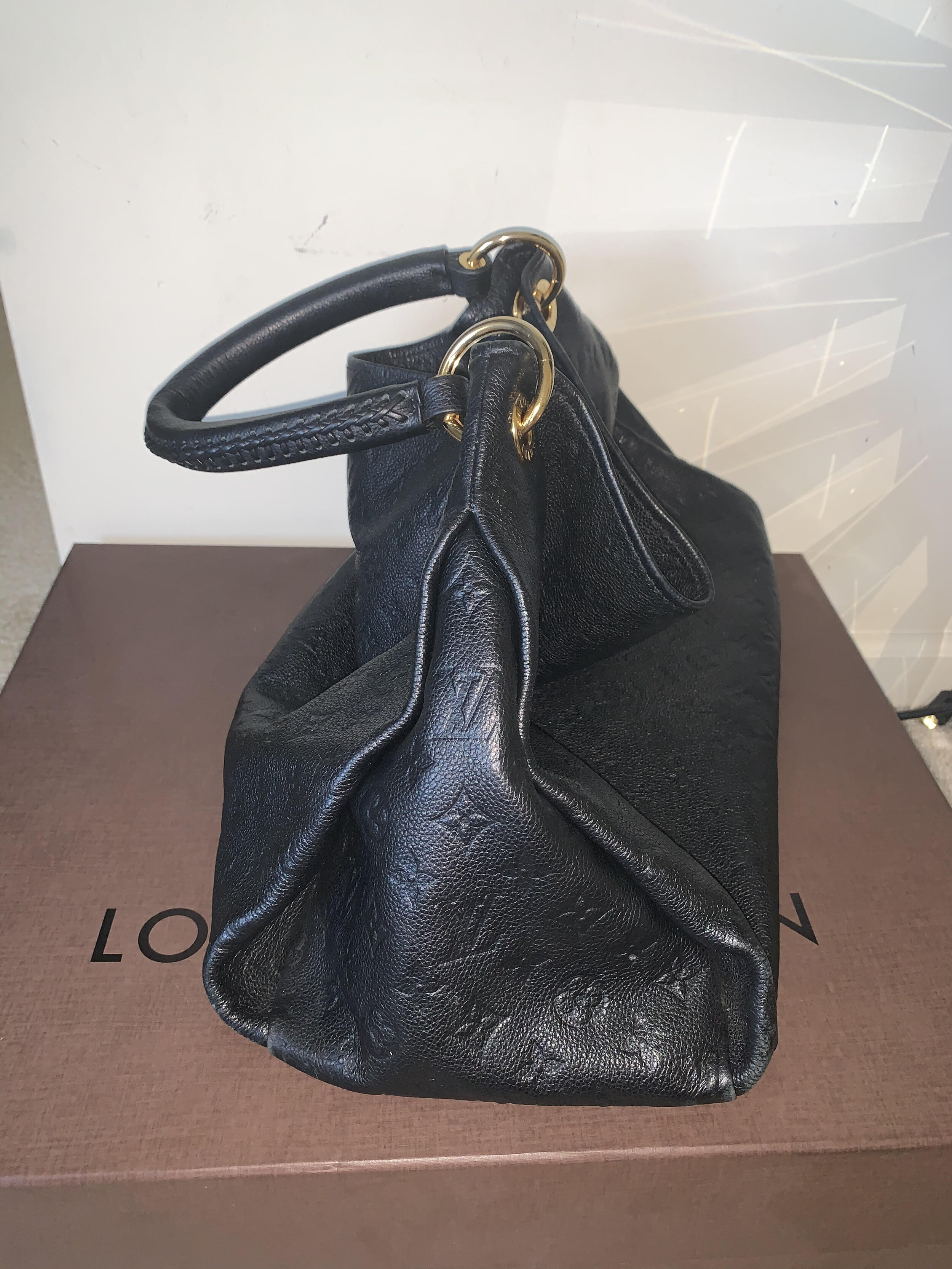 Louis Vuitton Artsy MM in Black Monogram Empreinte Leather — ShopThing unnamed (1)